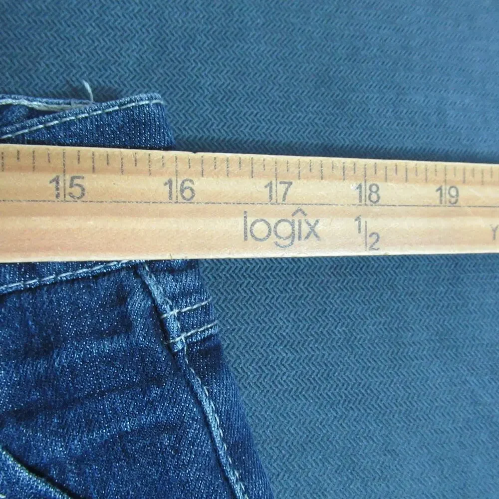 G TTON Jeans Womens Size 9 Blue Denim Pockets Big Stitch Western Cowgirl Moto